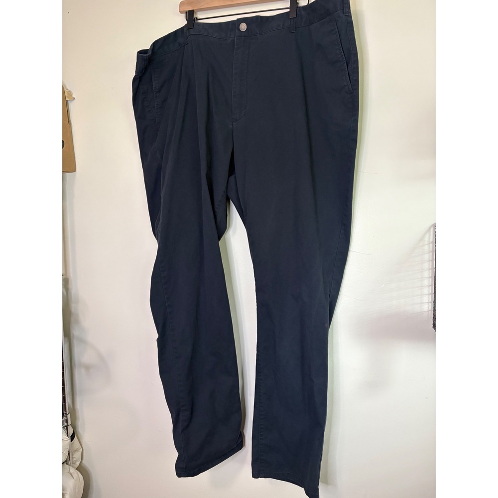 Bonobos Mens 48/34 Navy Blue Cotton Blend Chino Pants Casual Trousers